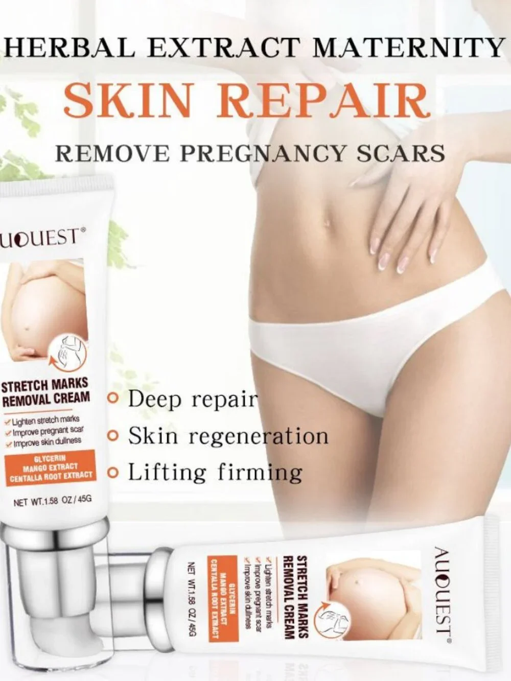 Remove Pregnancy Scars Acne Cream Stretch Mark Treatment Maternity Repair Anti-A